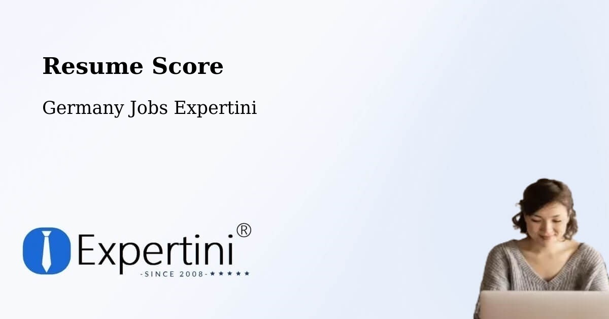 Resume Score & Job Description Match Tool – Gettorf - Germany Jobs Expertini